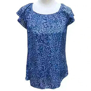 Banana Republic Women’s Silk Front Pleated and Open Back Blouse